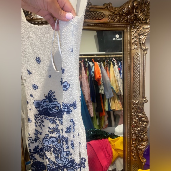 STAUD Le Sable Floral Beaded Minidress sz 4 NWT - Picture 10 of 10